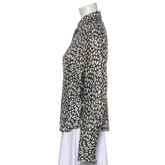 Versace Silk Button-Up Top - Picture 3 of 3